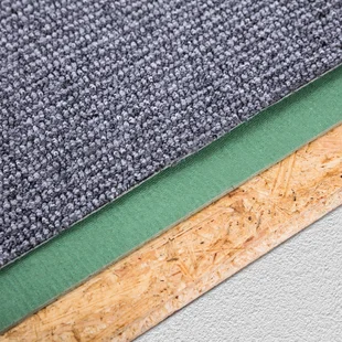 Textile Beläge - Nahaufnahme von einem grauen Teppich - Stock-Fotografie